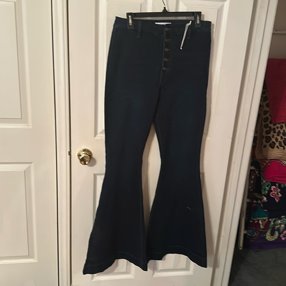 Kancan Extra Flare Button Fly Jeans Size 11/29